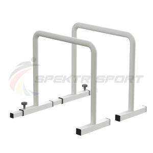 Купить Брусья напольные хайлетсы Spektr Sport цв. белый в Билибине 