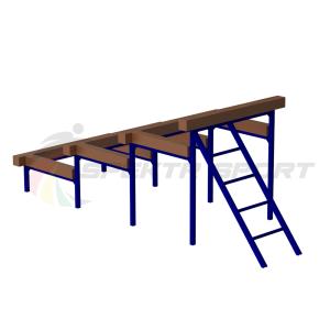 Купить Элемент полосы препятствий Разрушенная лестница в Билибине 