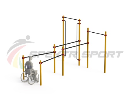 Купить Спортивный комплекс для инвалидов-колясочников WRK-D19_76mm в Билибине 