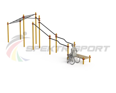 Купить Спортивный комплекс для инвалидов-колясочников WRK-D22_76mm в Билибине 