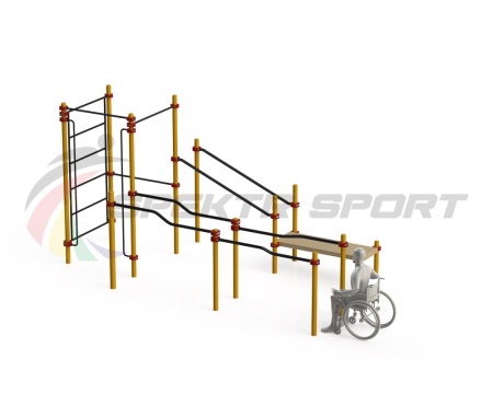 Купить Спортивный комплекс для инвалидов-колясочников WRK-D16_76mm в Билибине 