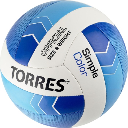 Купить Мяч волейбольный Torres Simple Color любительский р.5 в Билибине 